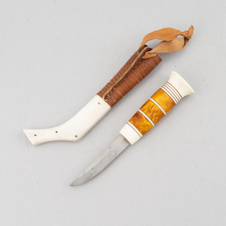 Torsten Fankki, a reindeer horn knife.