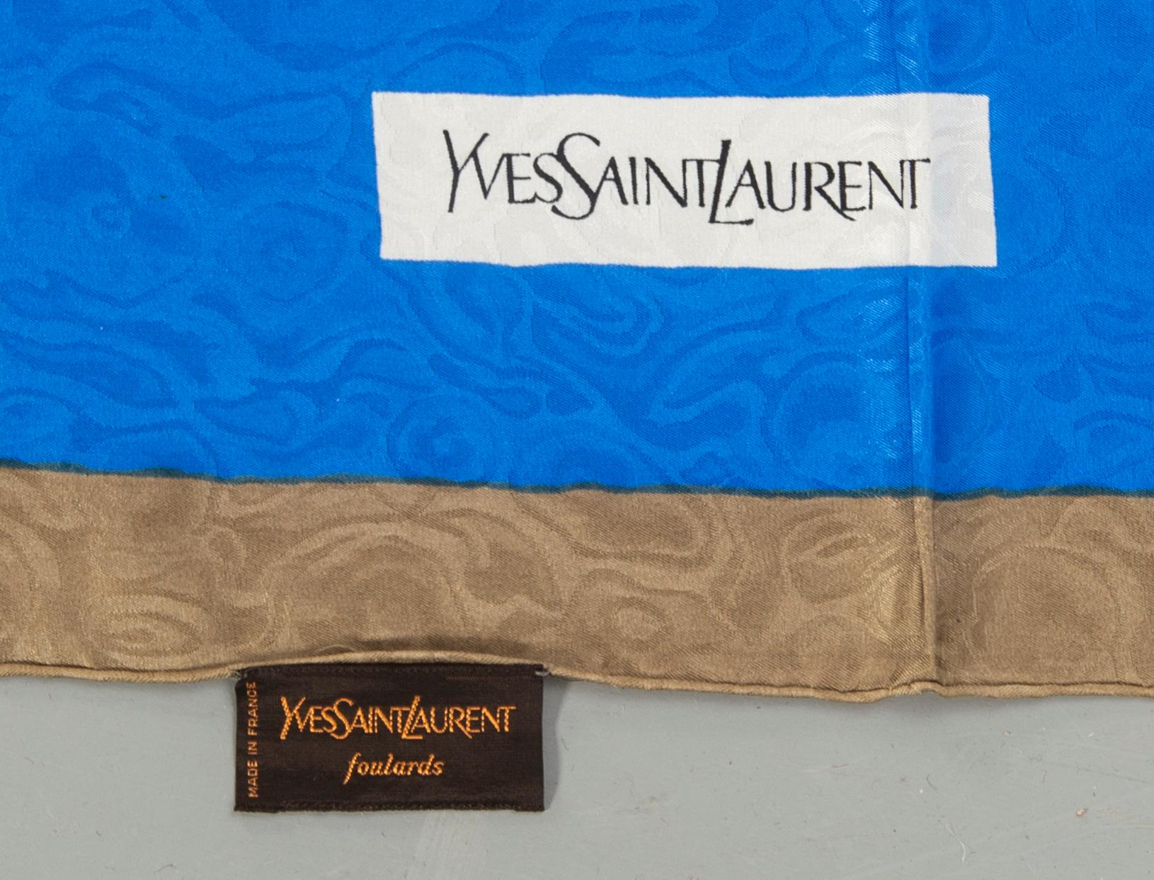 Yves Saint Laurent, Scarf, silk.