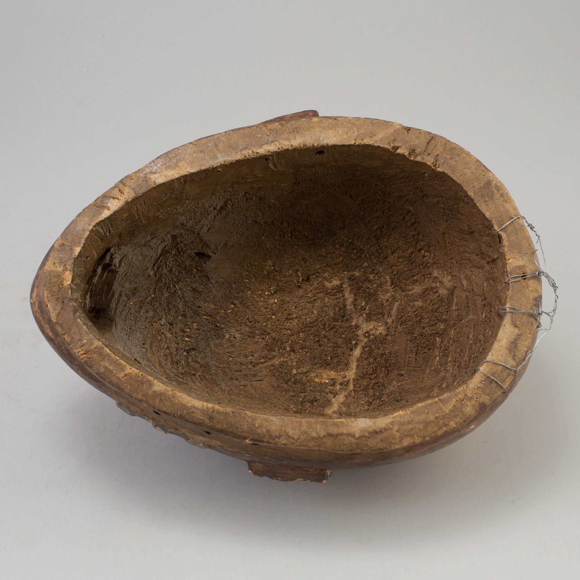 Two 20th century african wooden masks.