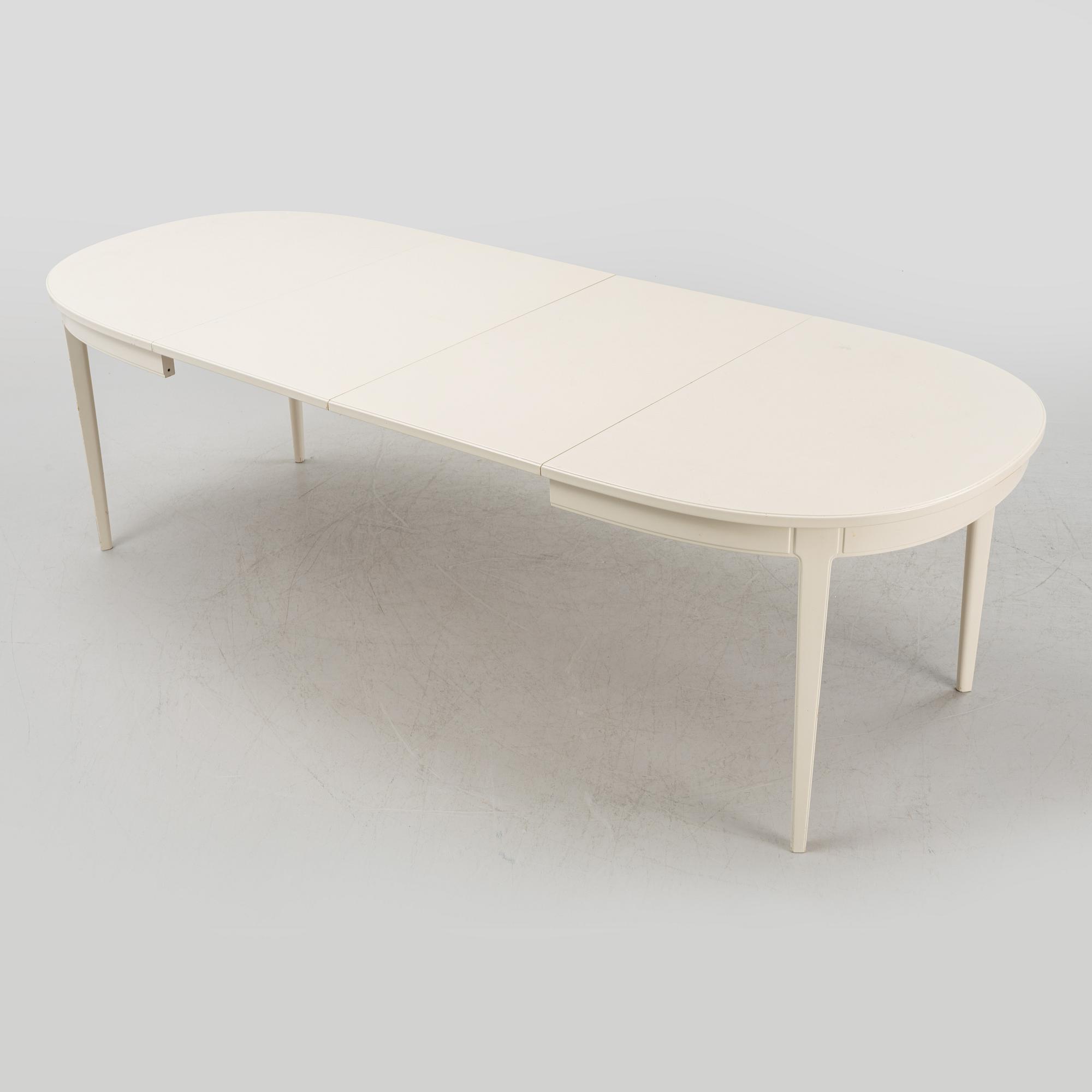 Carl Malmsten, matbord, 4 stolar, 2 karmstolar, "Herrgården, Bodafors, 1900-talets andra hälft.