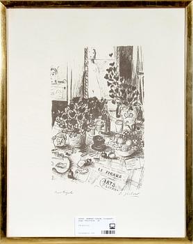 Lennart Jirlow · LENNART JIRLOW, litografi. Sign. Provtryck.