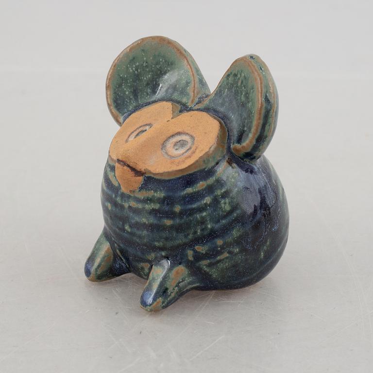 Lisa Larson, a set of three stoneware figurines, K-Studion and Gustavsberg.