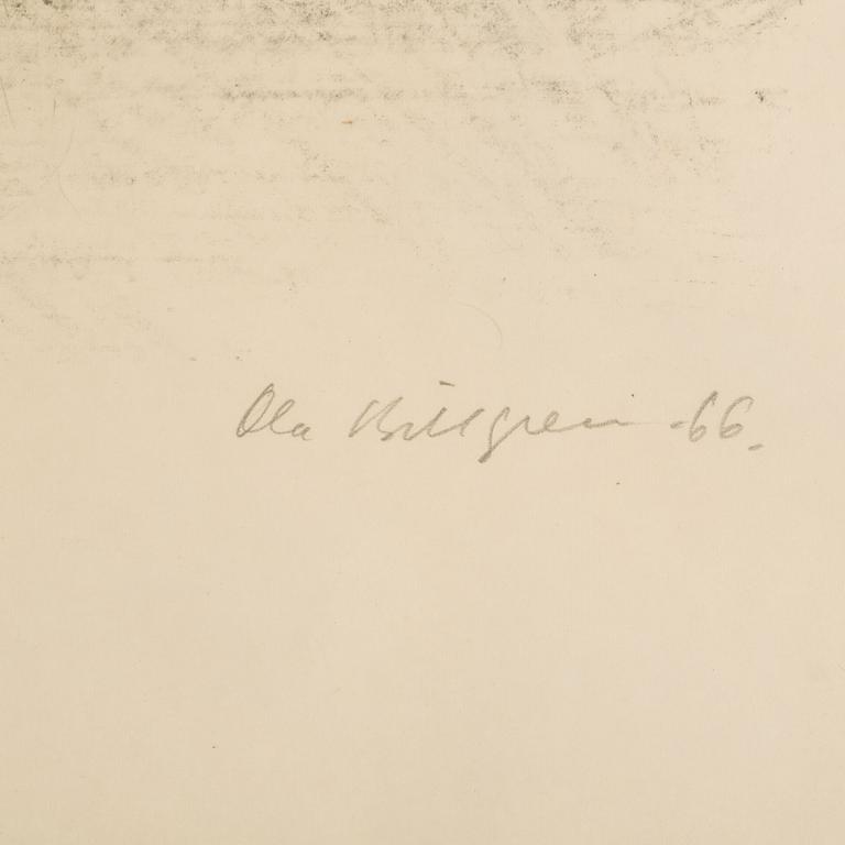 OLA BILLGREN, litografi, signerad och numrerad 64/450. Utgiven av Svenska Rederiaktiebolaget Öresund.