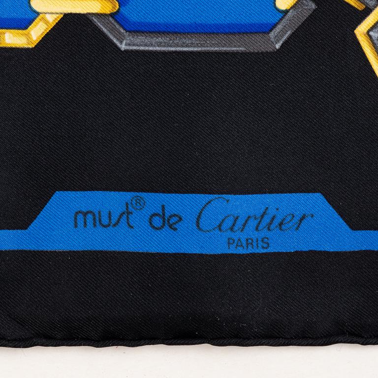 Cartier, scarf.