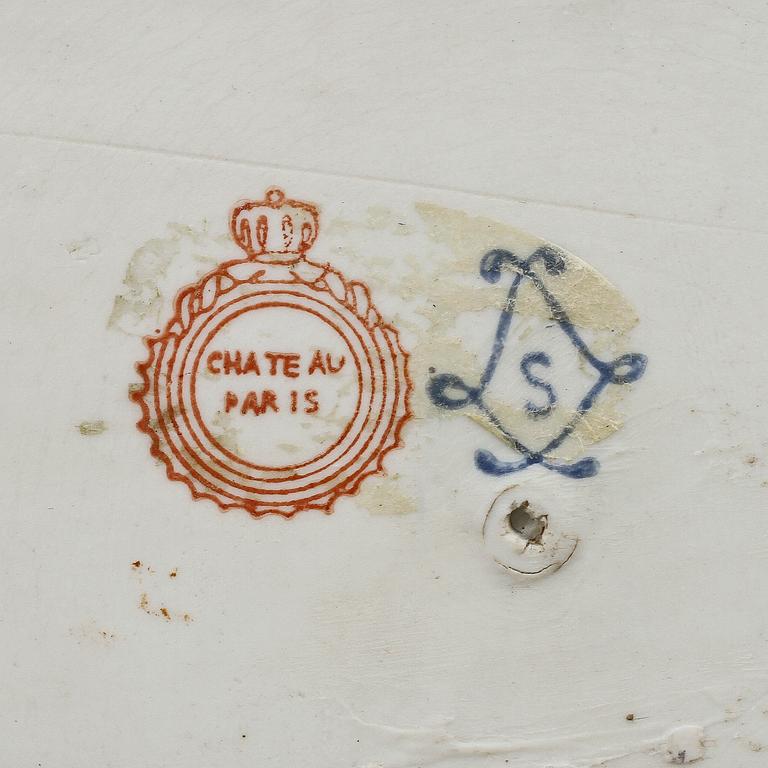 FAT, porslin, Sevres-liknande märke, 1900-tal.