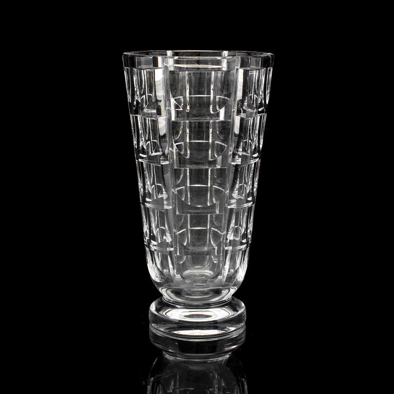 SIMON GATE, VAS, glas, "Tusen fönster", Orrefors, modellen formgiven 1934.