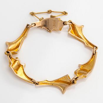 Björn Weckström, armband,  "Bali", 14K guld. Lapponia 1975.