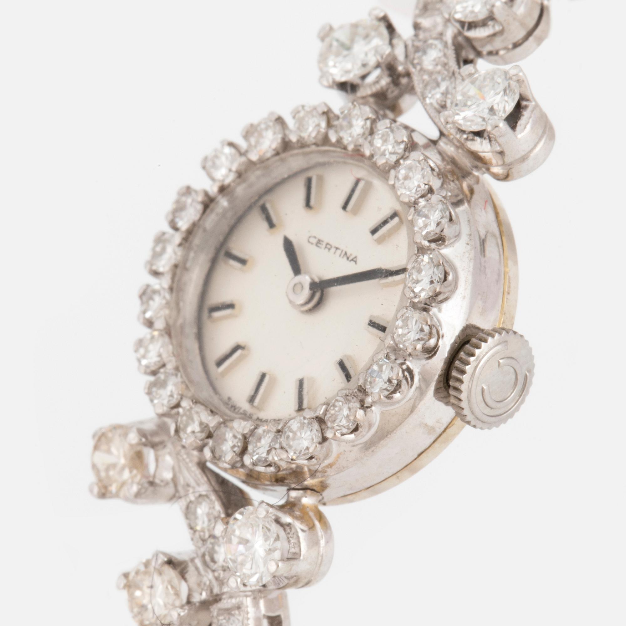 WATCH, Certina, with diamonds.