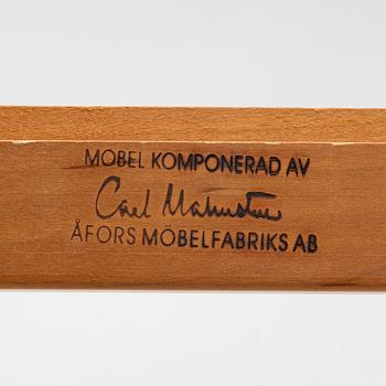 Carl Malmsten, matgrupp, 11 delar, "Ambassadör", Åfors Möbelfabrik, 1900-talets andra hälft.