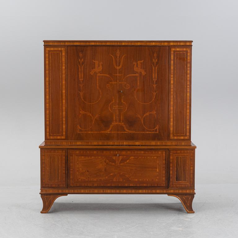 A cabinet by Frans Elmgren, executed by Gunnar Ekelund and Nils Nilsson, Eslöv, Sweden 1934.