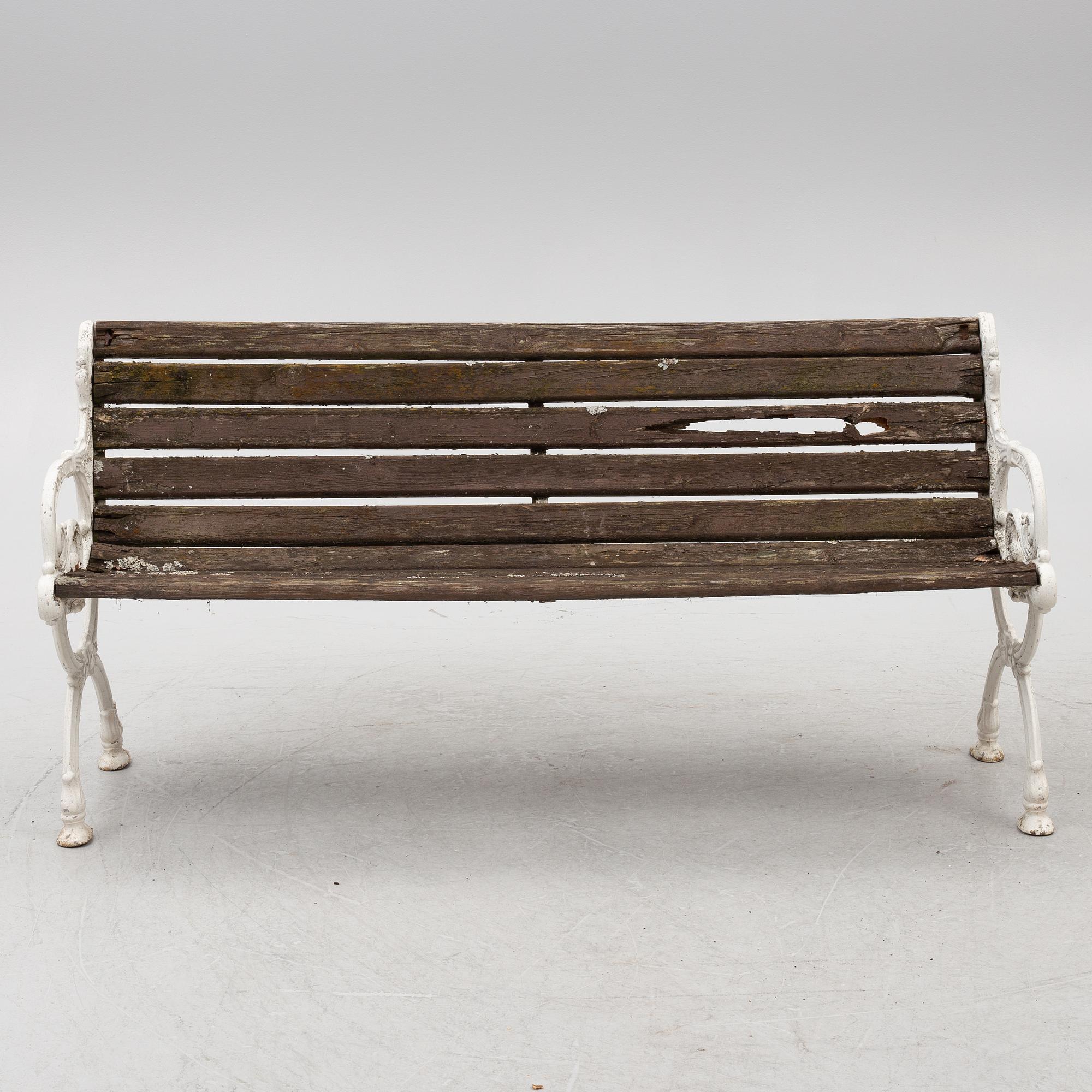 Garden sofa, Byarum, late 20th century.