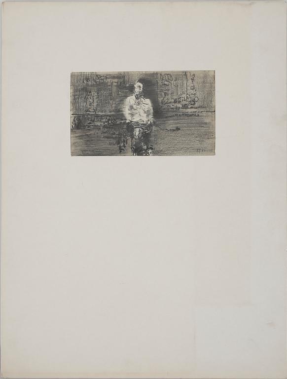 ROJ FRIBERG, blyertsteckning, monogramsignerad och daterad -64.