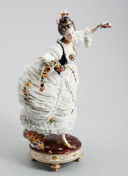 FIGUR, porslin, Sitzendorf, 1900-tal.
