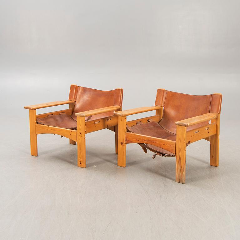 Karin Mobring, fåtöljer, ett par, "Natura", IKEA, 1970-tal.