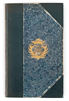 661. Book. Hjelm P. J., Berättelse... (The history of the Swedish porphyry factory), C. F. Marquard, Stockholm 1802.