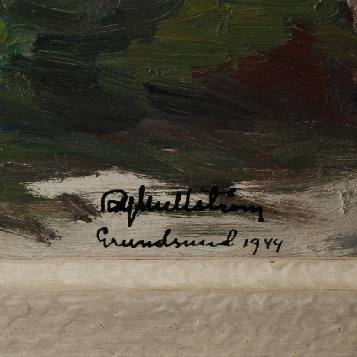 ROLF MELLSTRÖM, olja på pannå, signerad och daterad 1944.