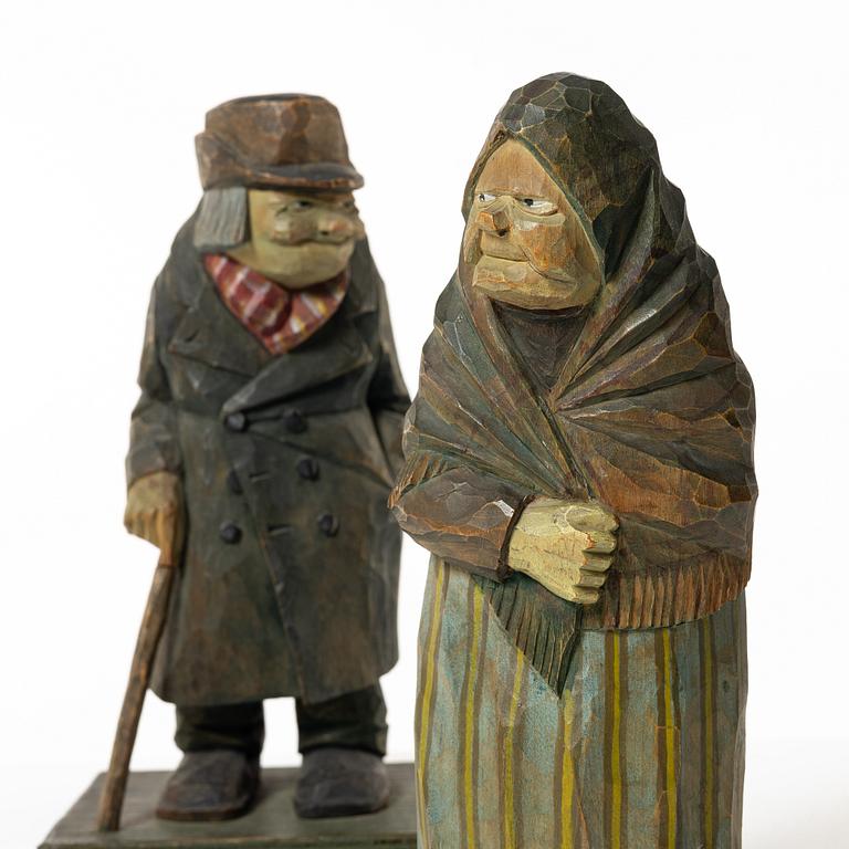 Herman Rosell, Old Man and Old Woman.