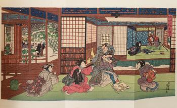 Böcker, två stycken. Japan, 1900-tal.