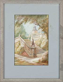 OKÄND KONSTNÄR, 7 st, akvareller, sign J Galewski och dat 1961.