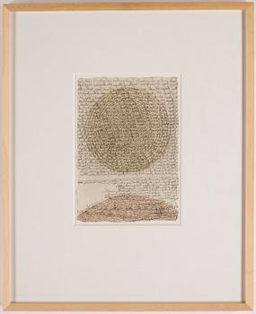 Lee Jaffe, färgetsning, 1990, signerad AP 2/11.