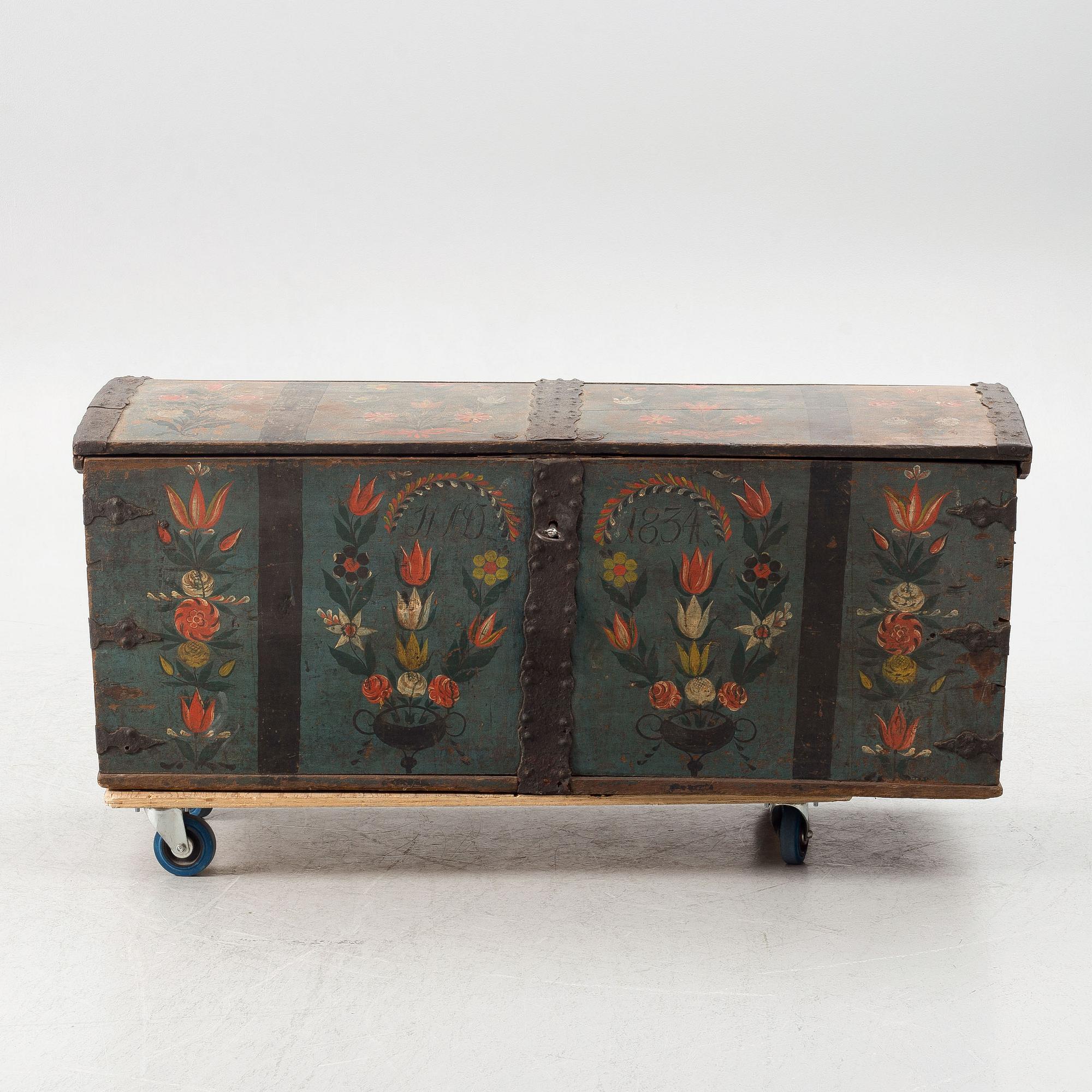 Kista, allmoge, sydsvensk, 1800-tal.