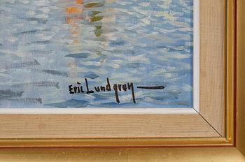 ERIC LUNDGREN, olja på duk, signerad.