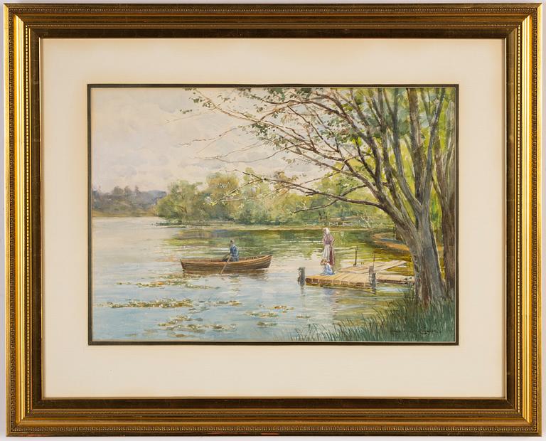 Anna Gardell-Ericson, watercolour, signed.