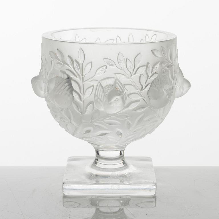 Marc Lalique, skål på fot, "Elisabeth", Lalique, Frankrike.