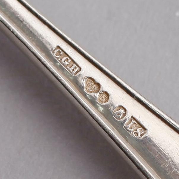 SILVERFÖREMÅL, 13 delar, 1900-tal. Vikt ca 315 gram.