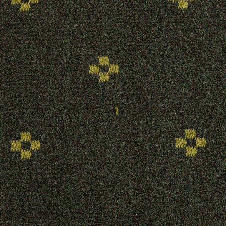 Hårgarnsmatta, sannolikt Aappo Härkönen, 1950/60-tal. Ca 236 x 157 cm.