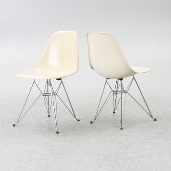 Charles & Ray Eames, Stolar, 4 st, "DSR Plastic Chair", Herman Miller & Vitra.