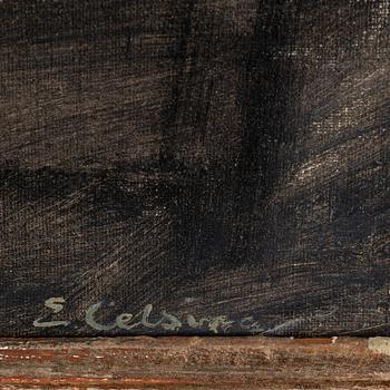 Elsa Backlund Celsing, oil on canvas, signed.