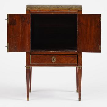 Pottskåp. Stockholmsarbete, 1700-talets slut, Sengustavianskt.