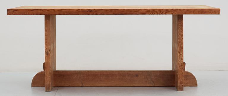 An Axel Einar Hjorth pine table "Lovö", Nordiska Kompaniet 1930's.