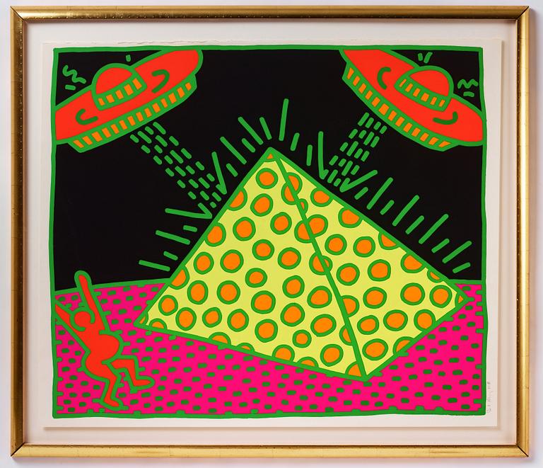 Keith Haring, ”The Fertility Suite: one plate”.