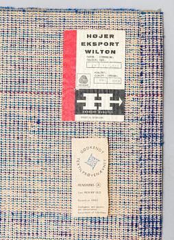 CARPET, "Hekla", Højer Eksport Wilton. Denmark 1960/70's. Circa 140x200 cm.