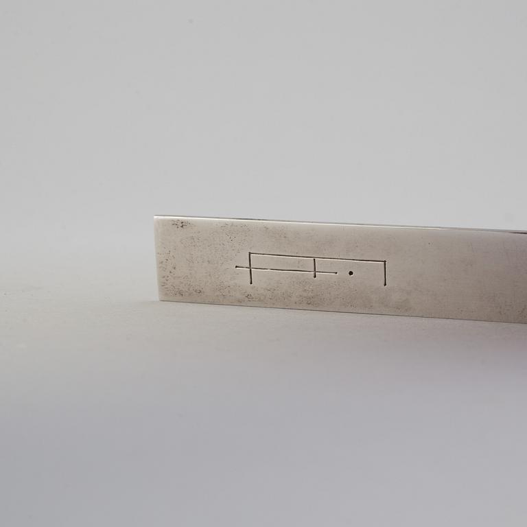 WIWEN NILSSON, brevkniv av sterlingsilver, Anders Nilsson, Lund 1973. Vikt ca 50 gram.