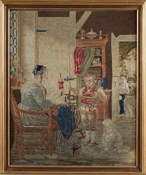BRODERI, 1800-talets andra hälft.