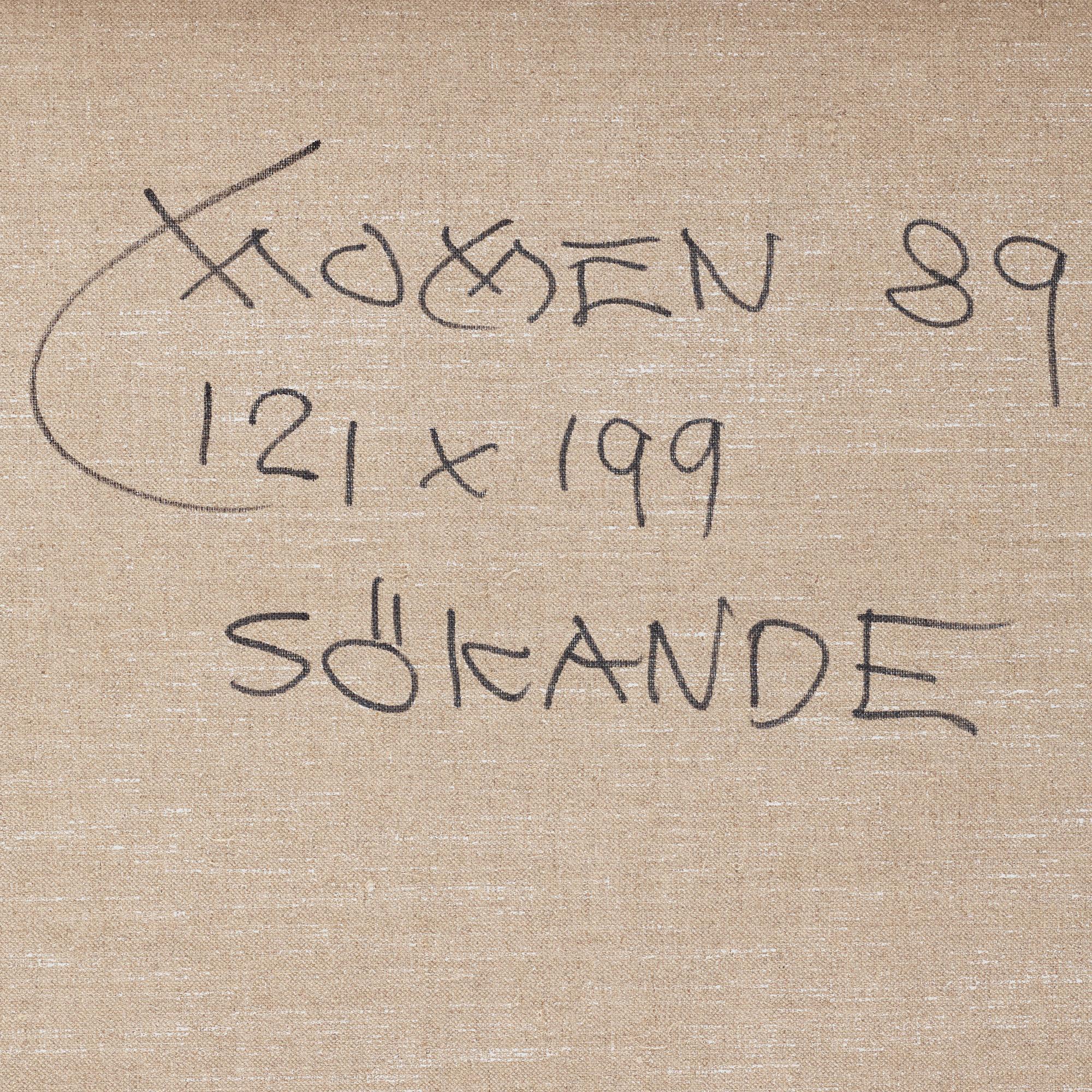 KARL MOMEN, olja på duk, signerad och daterad -89 a tergo.