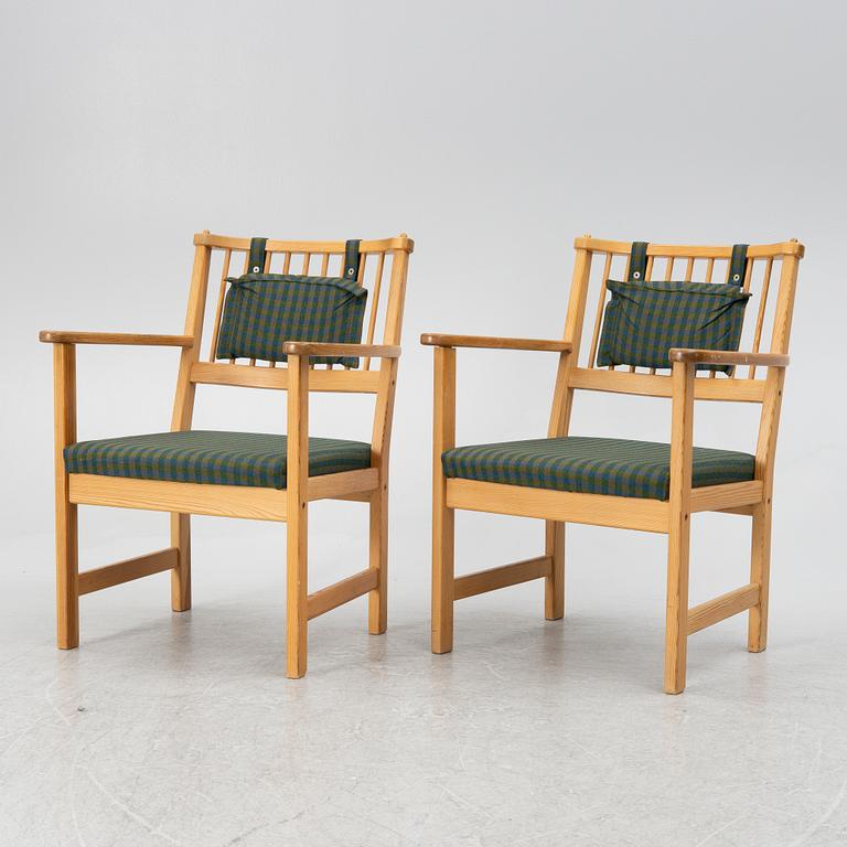 Yngve Ekström, fåtöljer, ett par, "Furubo", Swedese.