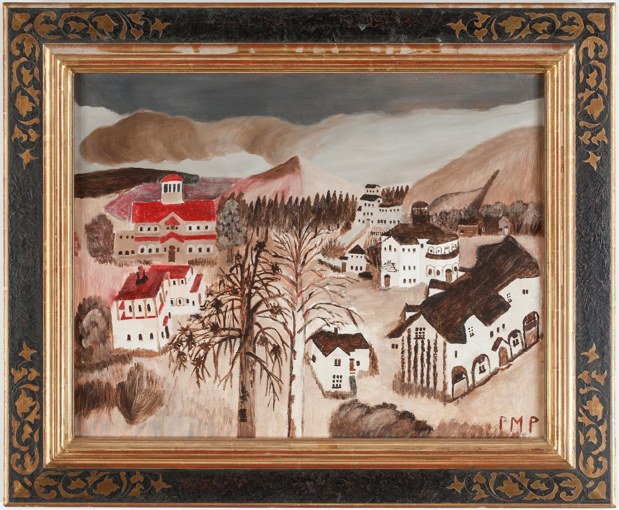 PRIMUS MORTIMER PETTERSSON, olja på duk, signerad PMP.