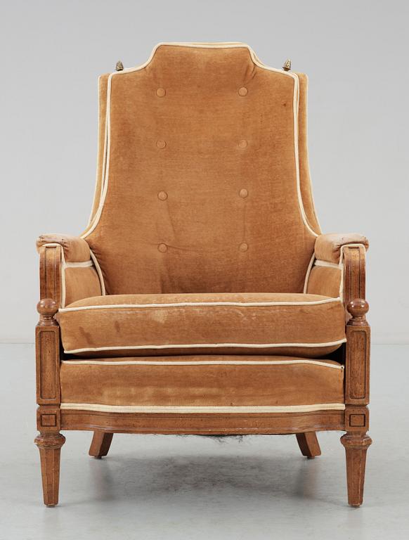 FÅTÖLJ, empirestil, American of Martinsville, USA, 19/2000-tal.