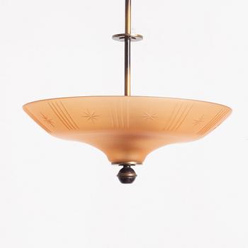 Cebe (Chr Bergh & Co), a ceiling lamp model "65332", Svalöv, 1930s.