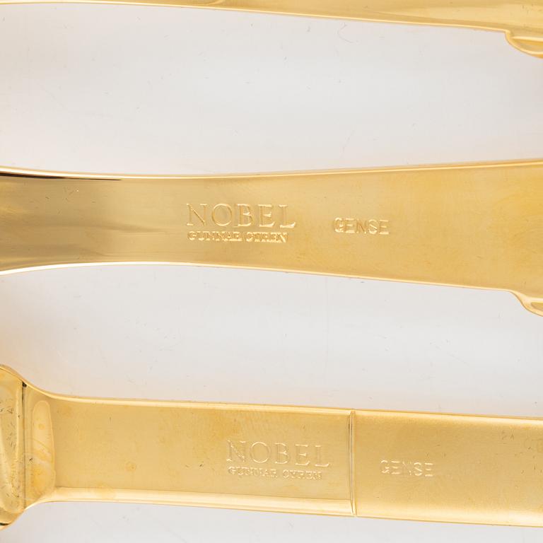 Gunnar Cyrén, bestickuppsättning, 28 delar, "Nobel", Gense.