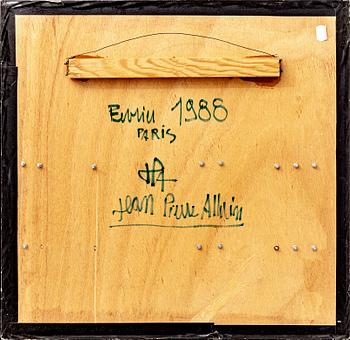 Jean Pierre Allain, mixed media signerad och daterad 1988.