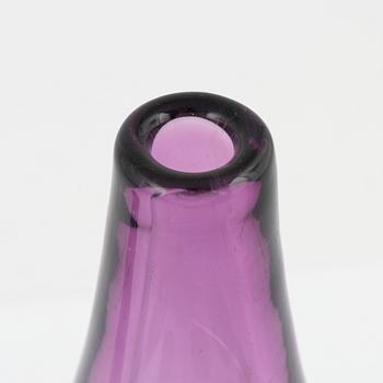 Anne Nilsson, a group of three glass vases, Orrefors.