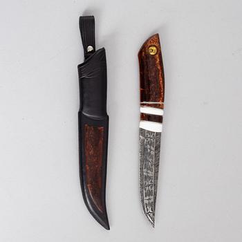 Patrik Nilsson & Mattias Styrefors, knife, signed and dated 2016.