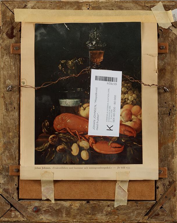 Johan Johnsen, "Mispelkvist med frukter".