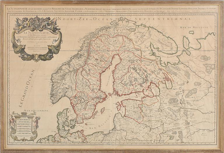 KARTA, Sanson, 1800-tal.