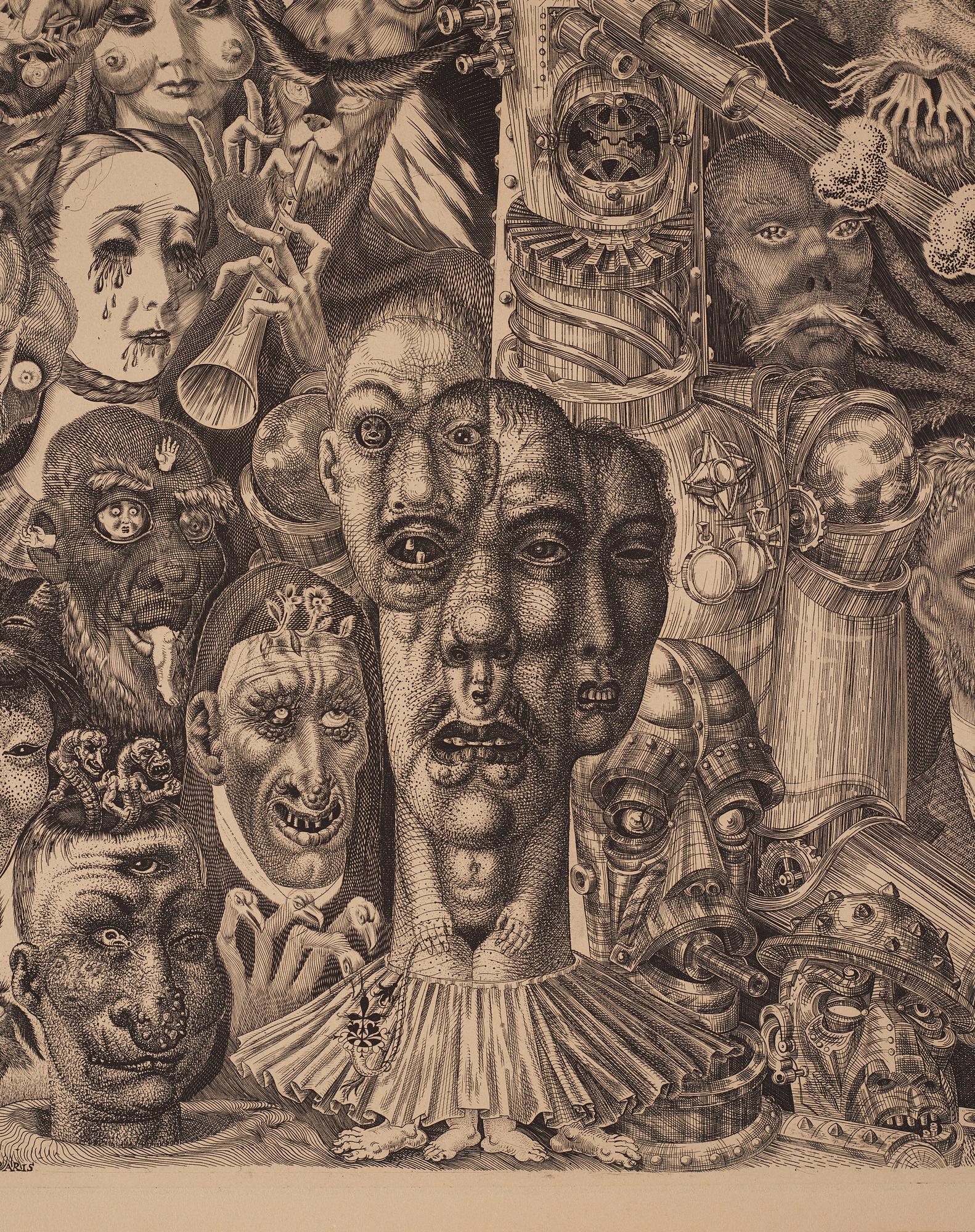 Eduard Wiiralt, "Põrgu" (Hell).